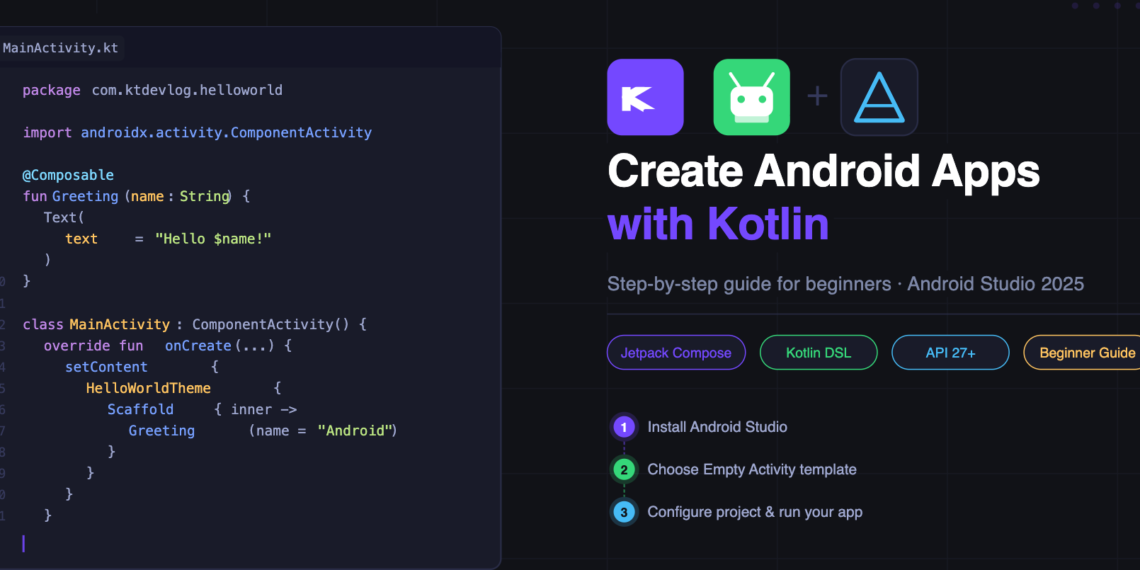 How to Create an Android Project with Kotlin