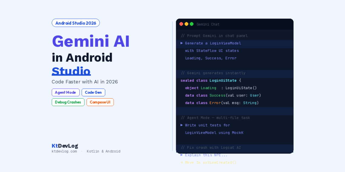 How to Use Gemini AI in Android Studio to Code Faster