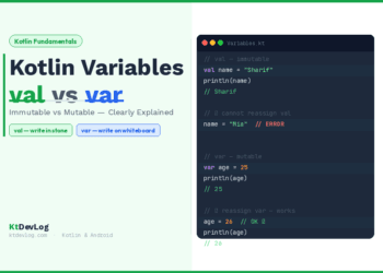 Kotlin Variables val vs var: 3 Key Differences Explained