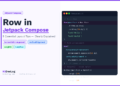 Row in Jetpack Compose: 5 Essential Layout Tips