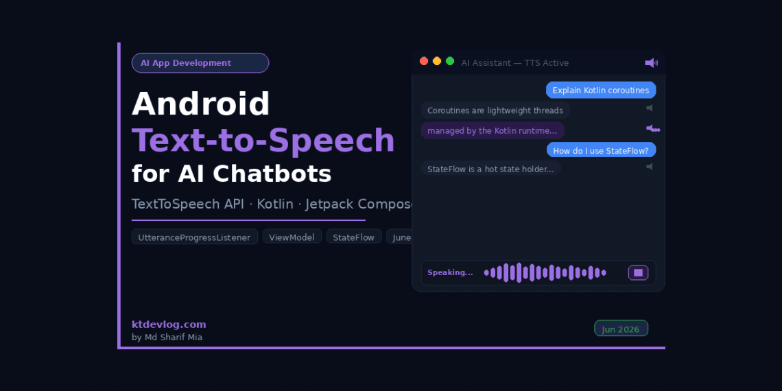 Android Text to Speech AI Chatbot Applications