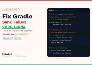 Fix Gradle Sync Failed in Android Studio
