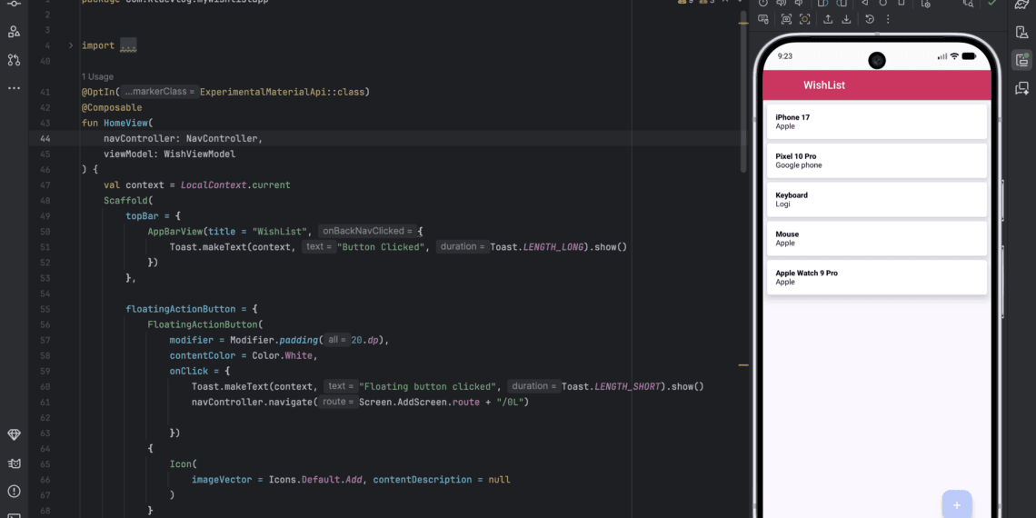 Build a Wish List App: Room Database with Jetpack Compose