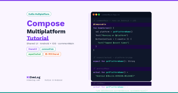Compose Multiplatform Tutorial: Build Your First Shared UI