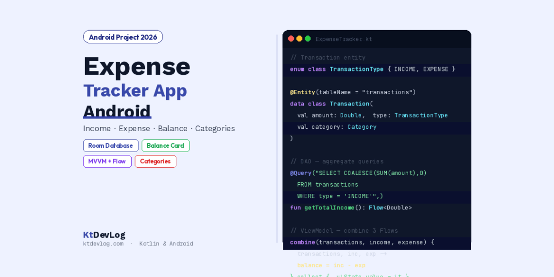 expense tracker app android project