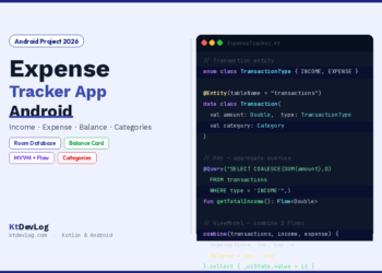 expense tracker app android project