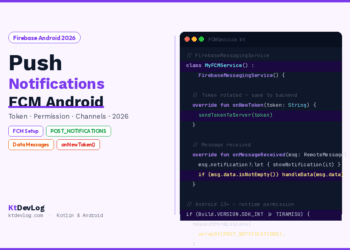 Firebase Push Notifications Android Tutorial (FCM Setup 2026) firebase push notifications android tutorial