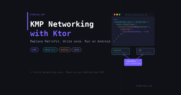 KMP Networking with Ktor: Replace Retrofit in 2026